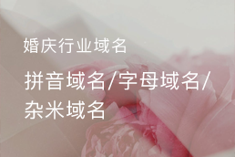 婚庆行业域名